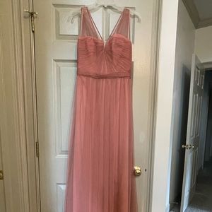 Beautiful rose dress.